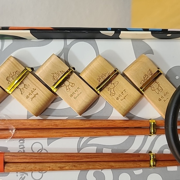 Olympics Memorabilia: Beijing 2008 ~ FUWA Children’s Chopsticks Set - Picture 3 of 9